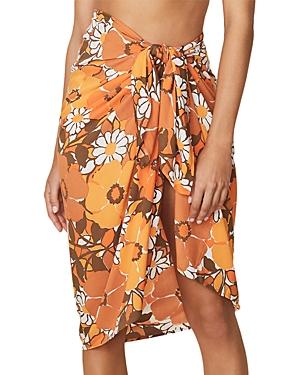 Faithfull The Brand Nixie Floral Print Pareo Wrap