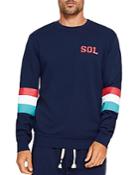 Sol Angeles Striped-sleeve Sweatshirt