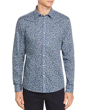 Michael Kors Mixed Floral Slim Fit Shirt