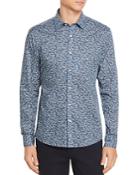 Michael Kors Mixed Floral Slim Fit Shirt