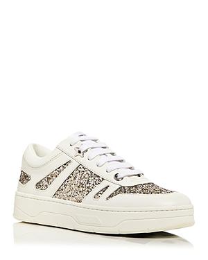Jimmy Choo Women's Hawaii/f Star Embellished Trainer Sneakers