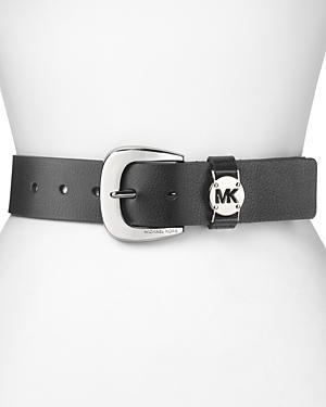 Michael Michael Kors Belt - Solid Mk Logo