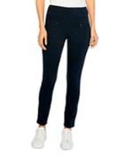 Nic+zoe Zip Detail Leggings