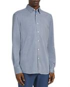 Ermenegildo Zegna Premium Mini Check Regular Fit Shirt