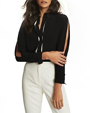 Reiss Nora Split Sleeve Blouse