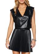 Ramy Brook Effie Faux Leather Dress