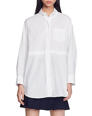 Sandro Acre Drawstring Shirt