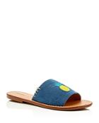 Soludos Pineapple Slide Flat Sandals