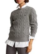 Polo Ralph Lauren Cable Knit Wool & Cashmere Crewneck Sweater