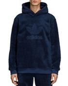 Adidas Originals Oversized Fleece Hooded Sweatshirt