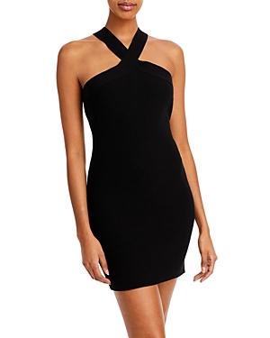 Aqua Halter Sweater Dress - 100% Exclusive