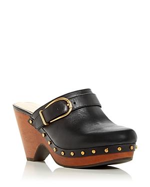 Veronica Beard Women's Hendrix Buckled Clogs