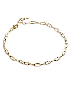 Baublebar Hera Chain Link Ankle Bracelet In 14k Gold Plated Sterling Silver