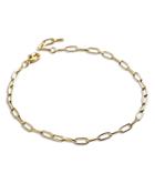 Baublebar Hera Chain Link Ankle Bracelet In 14k Gold Plated Sterling Silver