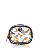 Tory Burch Fish Round Cosmetic Case