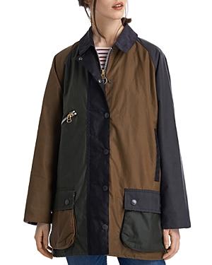 Barbour By Alexachung Patch Waxed Cotton Jacket