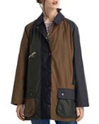 Barbour By Alexachung Patch Waxed Cotton Jacket