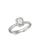 Bloomingdale's Emerald-cut Diamond Engagement Ring In 18k White Gold - 100% Exclusive