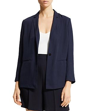 Theory Elastic Back Tie Waist Blazer
