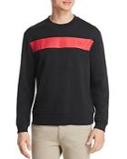 Fred Perry Stripe-front Paneled Sweatshirt