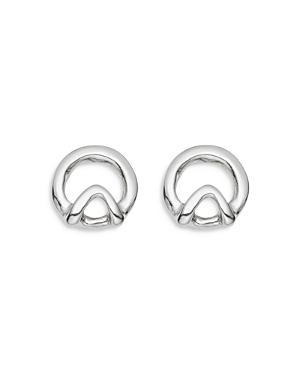 Uno De 50 Game Of 3 Triangle & Circle Stud Earrings