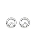 Uno De 50 Game Of 3 Triangle & Circle Stud Earrings