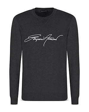 Emporio Armani Embroidered Logo Sweater