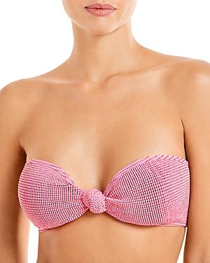 Bound By Bond-eye The Sahara Textured Bandeau Bikini Top