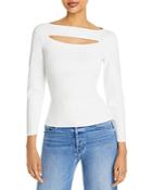 Milly Boatneck Cutout Top
