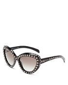 All Over Studded Cat Eye Sunglasses, 57mm - Compare At $565