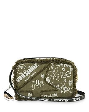 Golden Goose Deluxe Brand Raw Edge & Graffiti Canvas Star Bag