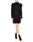 Sandro Androsace Ribbed Wool Sweater Dress