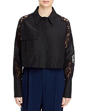 St. John Lace Sleeve Jacket
