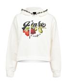 Pinko Cropped Logo Hoodie
