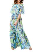 Vilebrequin Fado Kaleidoscope Off The Shoulder Maxi Dress
