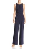 Adrianna Papell Draped-front Jumpsuit