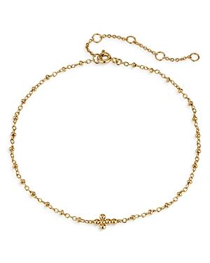 Ajoa By Nadri Totem Beaded Cross Chain Ankle Bracelet