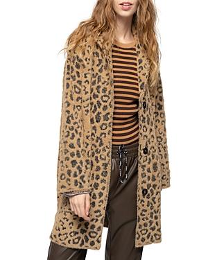 Pinko Kerner Animal Print Coat