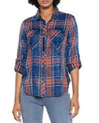 Billy T Sunrise Acid Plaid Shirt