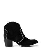 Zadig & Voltaire Women's Molly Stud Piping Suede Ankle Boots
