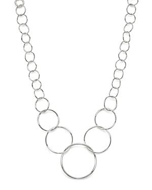 Ippolita Sterling Silver Glamazon Graduated Wavy Circles Necklace, 16