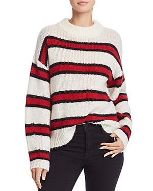 Rebecca Minkoff Taylor Drop Shoulder Stripe Sweater