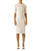 St. John Stretch Boucle Dress