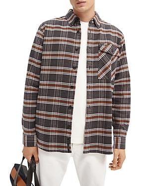 Scotch & Soda Brushed Twill Relaxed Fit Shirt