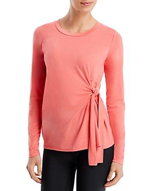 Marc New York Performance Asymmetrical Side Tie Tee