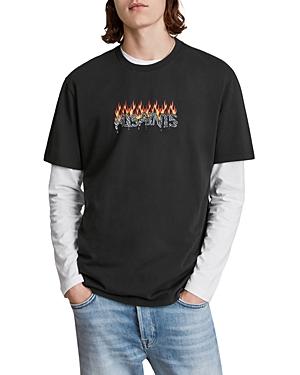Allsaints Smelter Cotton Logo Graphic Tee