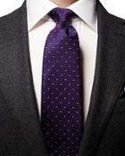 Eton Polka Dot Silk Classic Tie
