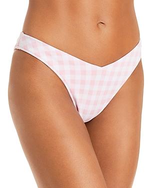 Frankies Bikinis Enzo Gingham Bikini Bottom