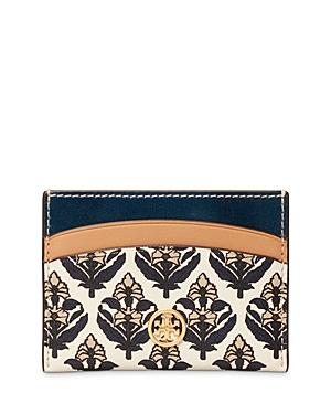 Tory Burch Robinson Printed Card Case