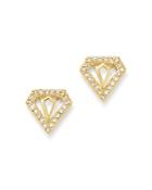 Bloomingdale's Diamond Stud Earrings In 14k Yellow Gold, 0.12 Ct. T.w. - 100% Exclusive